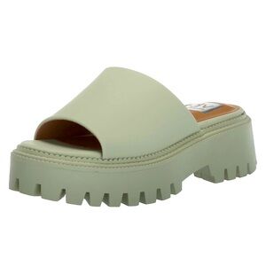 DOLCE VITA LILIAH Slip - On Sandals color Sage. Size 8.5